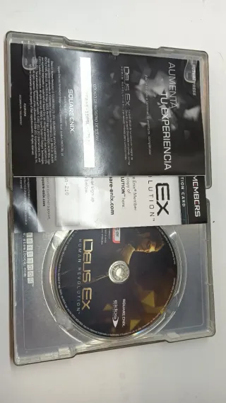 Juego PC Raro ( deus ex , edición caja metálica)