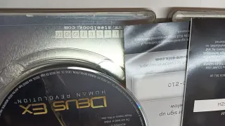 Juego PC Raro ( deus ex , edición caja metálica)