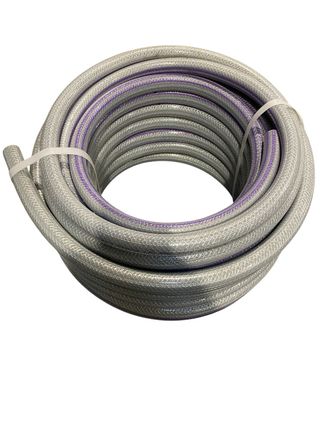 Mangueira Jardim cinzento/prateado translúcido.