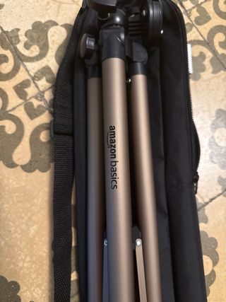 Trípode para cámara con funda