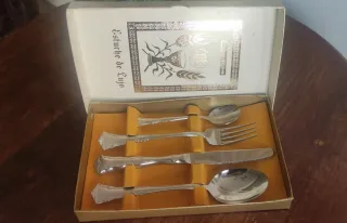 Cubertería en estuche de Lujo