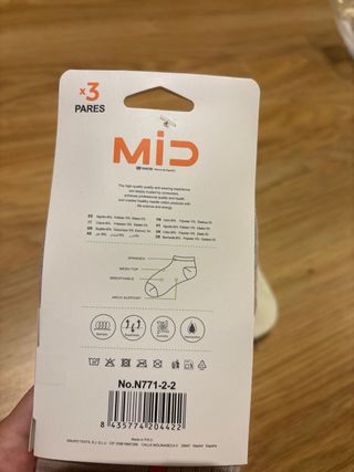 6 pares calcetines mujer MiO talla 35-40