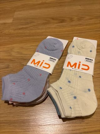 6 pares calcetines mujer MiO talla 35-40