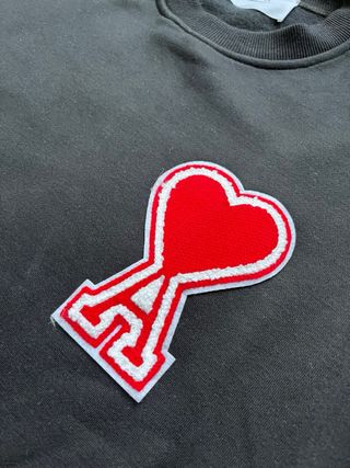 Sudadera Ami Paris Corazón Negro