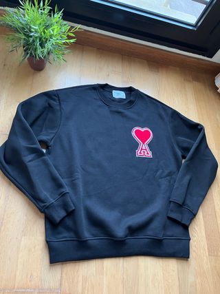 Sudadera Ami Paris Corazón Negro