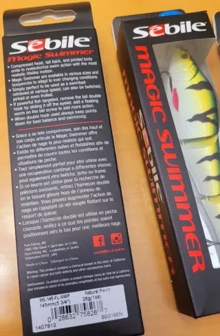 Lote 4 swimbaits nuevos