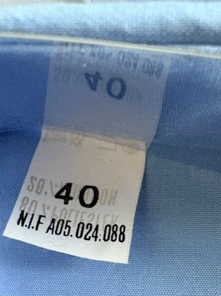 3 Camisas de trabajo azules