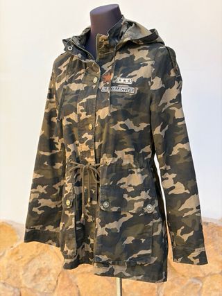 Gabardina militar camuflaje