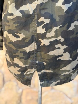 Gabardina militar camuflaje