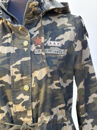Gabardina militar camuflaje