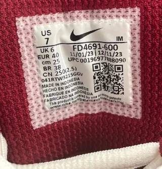 Nike SB Vertebrae Talla 40