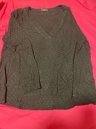 Blusa Elogy Negra Talla L