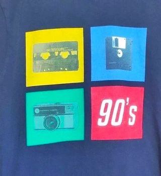 Camiseta Hombre Retro 90s Springfield Talla M