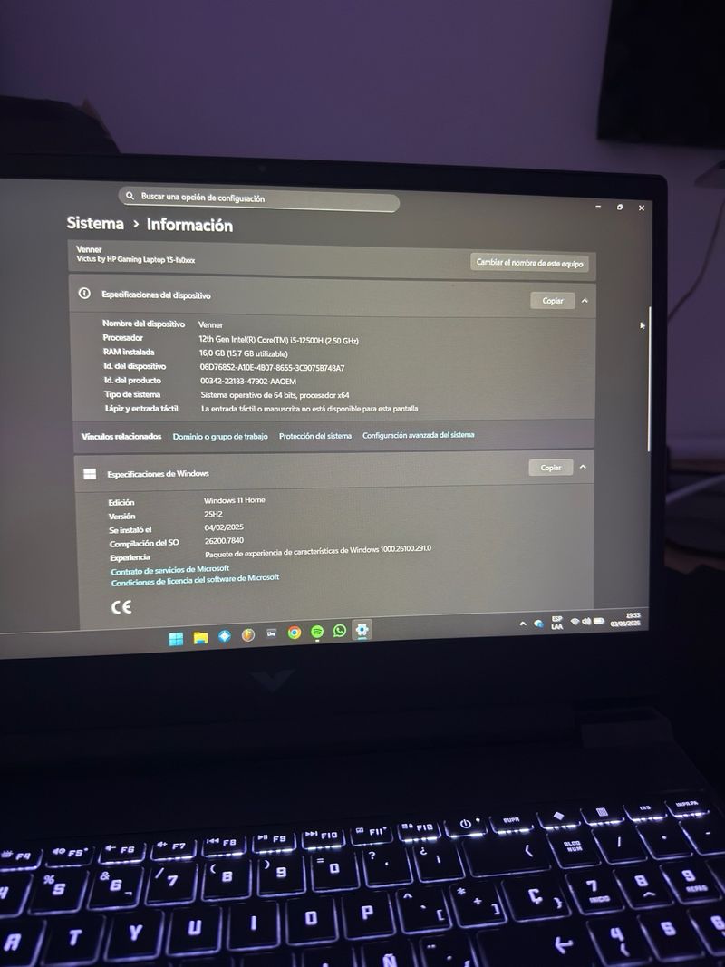 Ordenador HP Gaming Victus 15 afbeelding 4