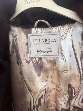 Abrigo Piel Natural Marrón