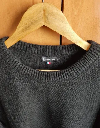 Jersey Inextenso Negro Textura Waffle XL