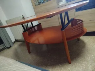 Mesa de centro madera y cristal