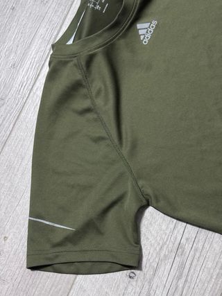 T-shirt Adidas Running uomo verde militare