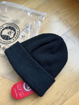 Gorro Canada Goose Negro Lana