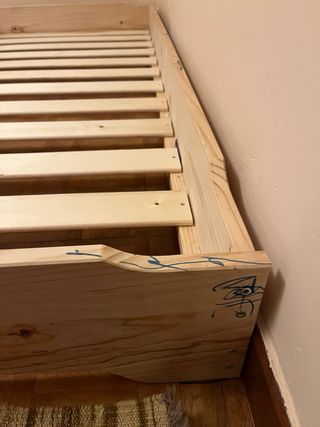 Somier Cama Montessori Madera 90