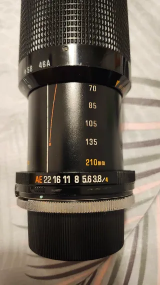 Objetivo Tamron 70-210mm 1:3.8-4