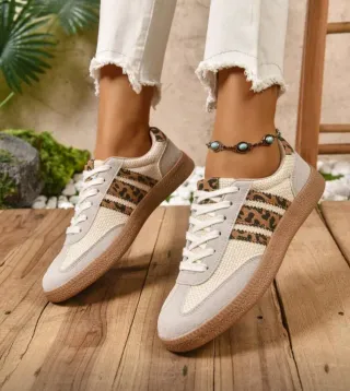 Zapatillas deportivas leopardo