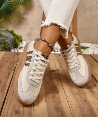 Zapatillas deportivas leopardo