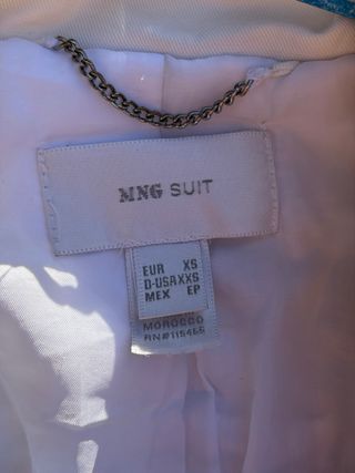 Chaqueta Mango Blanca