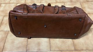 Bolsa de viaje de piel