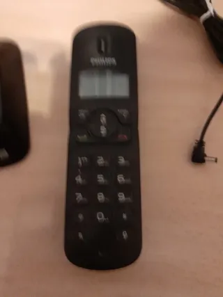 Teléfono Inalámbrico Philips Negro