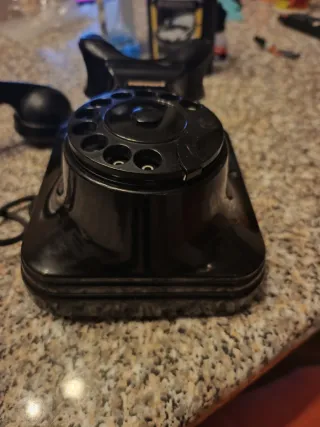 Telefono a disco Face Milano nero