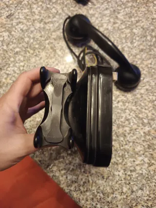 Telefono a disco Face Milano nero