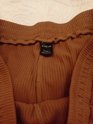 Pantalón marrón cintura goma