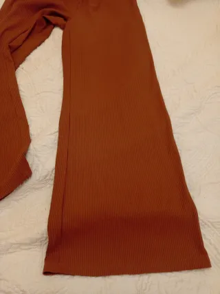 Pantalón marrón cintura goma