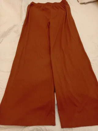 Pantalón marrón cintura goma