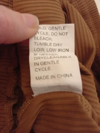 Pantalón marrón cintura goma