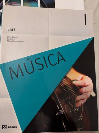 Libro Música ESO 1 Casals