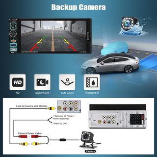 Radio Coche Carplay 1 DIN Android Auto