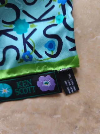 Foulard seta Ken Scott vintage