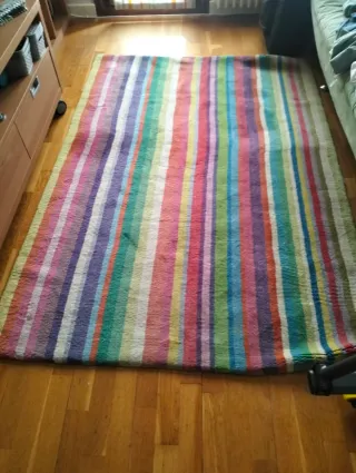 Alfombra rayas 193x132 cm