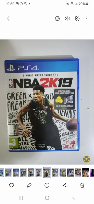 NBA 2K19 PS4 (PlayStation 4) Giannis Antetokounmpo