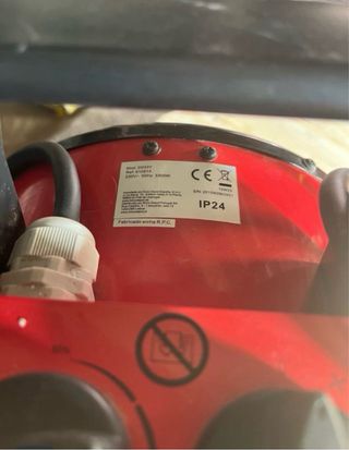 Calefactor Industrial Rojo