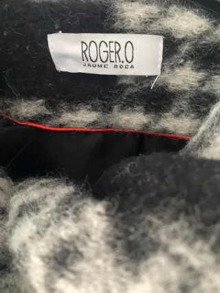 Abrigo Jaume Roca Patchwork Gris Negro