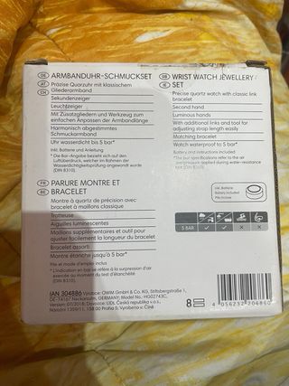 Set Orologio e Bracciale Donna