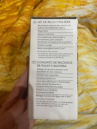 Set Orologio e Bracciale Donna