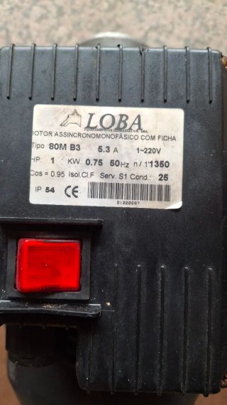 Motor monofasico SIEMEMS 0.75CV.y 1cv