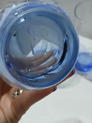 Set 5 Bicchieri Vintage Vetro Made in Italy