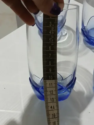 Set 5 Bicchieri Vintage Vetro Made in Italy