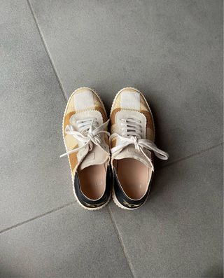 Pinko sneakers bianco e oro