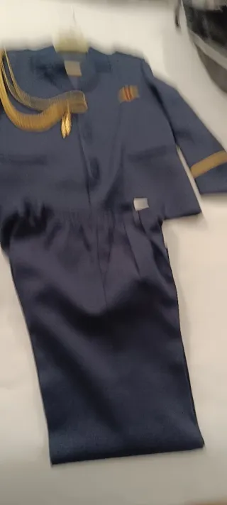 Traje comunión azul marino talla 14